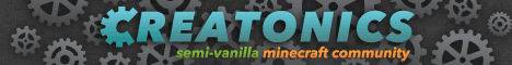 Creatonics banner Creatonics Minecraft server banner