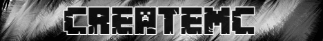 CreateMC banner CreateMC Minecraft server banner