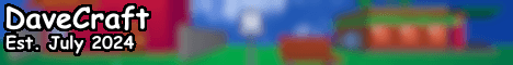 DaveCraft banner DaveCraft Minecraft server banner