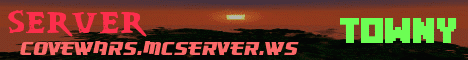 CoveWars banner CoveWars Minecraft server banner