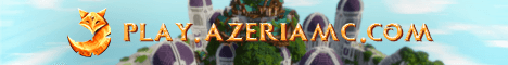 AzeriaMC Survival banner AzeriaMC Survival Minecraft server banner