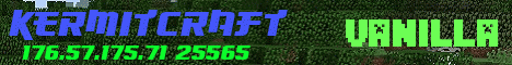 Kermitcraft banner Kermitcraft Minecraft server banner