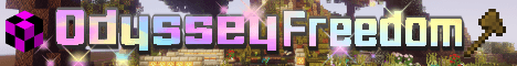 Odyssey Freedom banner Odyssey Freedom Minecraft server banner