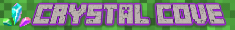 Crystal Cove SMP banner Crystal Cove SMP Minecraft server banner