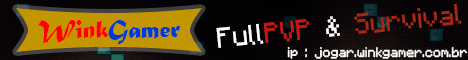 WinkGamer - PVP & Surviva banner WinkGamer - PVP & Surviva Minecraft server banner