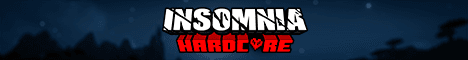 Insomnia Hardcore banner Insomnia Hardcore Minecraft server banner