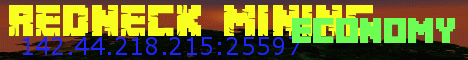redneck mining banner redneck mining Minecraft server banner