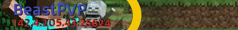 BeastPVP banner BeastPVP Minecraft server banner
