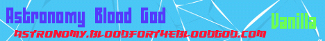 Astronomy Blood God banner Astronomy Blood God Minecraft server banner