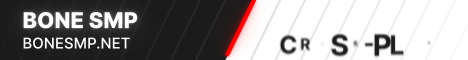 Bone SMP banner Bone SMP Minecraft server banner