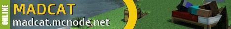 madcat banner madcat Minecraft server banner