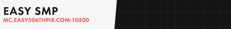 Easy SMP banner Easy SMP Minecraft server banner