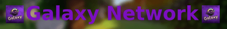 GalaxyNetwork banner GalaxyNetwork Minecraft server banner