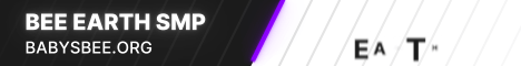 Bee Earth SMP banner Bee Earth SMP Minecraft server banner