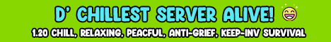 JustChillMC banner JustChillMC Minecraft server banner