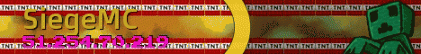 SiegeMC banner SiegeMC Minecraft server banner