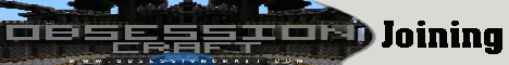 ObsessionCraft banner ObsessionCraft Minecraft server banner