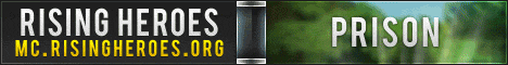 Rising Heroes banner Rising Heroes Minecraft server banner