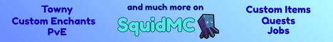 SquidMC banner SquidMC Minecraft server banner