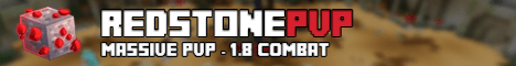 RedstonePvP banner RedstonePvP Minecraft server banner