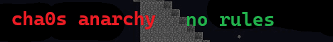 cha0s banner cha0s Minecraft server banner