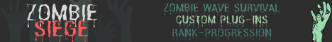 Zombie Siege banner Zombie Siege Minecraft server banner
