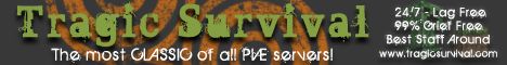 Tragic Survival banner Tragic Survival Minecraft server banner