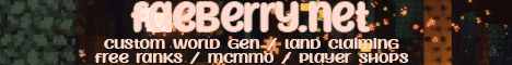 Faeberry banner Faeberry Minecraft server banner