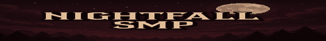 Nightfall SMP banner Nightfall SMP Minecraft server banner