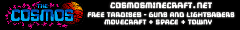 The Cosmos banner The Cosmos Minecraft server banner