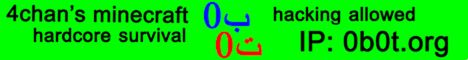0b0t.org banner 0b0t.org Minecraft server banner