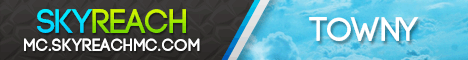 Skyreach banner Skyreach Minecraft server banner