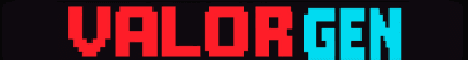 ValorGen banner ValorGen Minecraft server banner