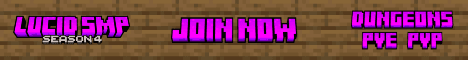 Lucid SMP banner Lucid SMP Minecraft server banner