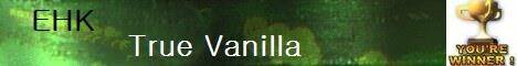 EHKs True Vanilla banner EHKs True Vanilla Minecraft server banner