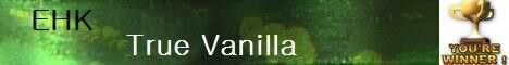 EHKs True Vanilla banner EHKs True Vanilla Minecraft server banner