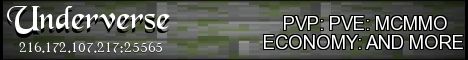 Underverse banner Underverse Minecraft server banner