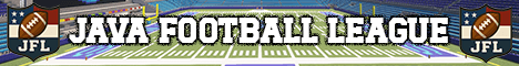 Java Football League banner Java Football League Minecraft server banner
