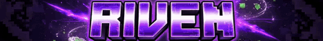 Riven Network banner Riven Network Minecraft server banner