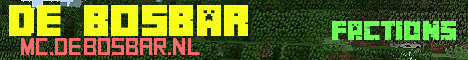 De Bosbar banner De Bosbar Minecraft server banner
