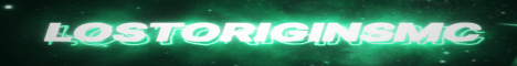 LostOriginsMC banner LostOriginsMC Minecraft server banner