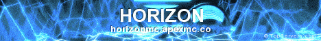Horizon banner Horizon Minecraft server banner