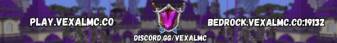 VexalMC banner VexalMC Minecraft server banner