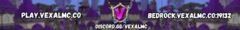 VexalMC banner VexalMC Minecraft server banner