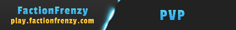 FactionFrenzy banner FactionFrenzy Minecraft server banner
