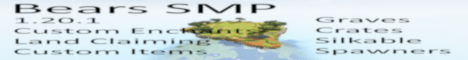 Bears SMP banner Bears SMP Minecraft server banner