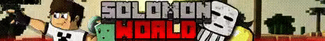 Solomon World banner Solomon World Minecraft server banner