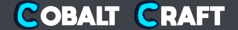 CobaltCraft banner CobaltCraft Minecraft server banner
