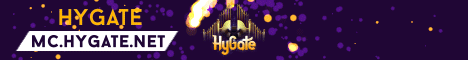 HyGate banner HyGate Minecraft server banner