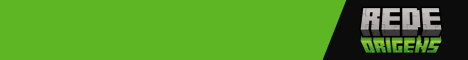 Rede Origens banner Rede Origens Minecraft server banner